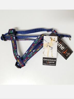 LupinePet Microbatch Guppies ½" Step In Dog Harness NWT
